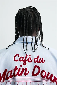 CHEMISE À RAYURES IMPRIMÉ GRAPHIQUE