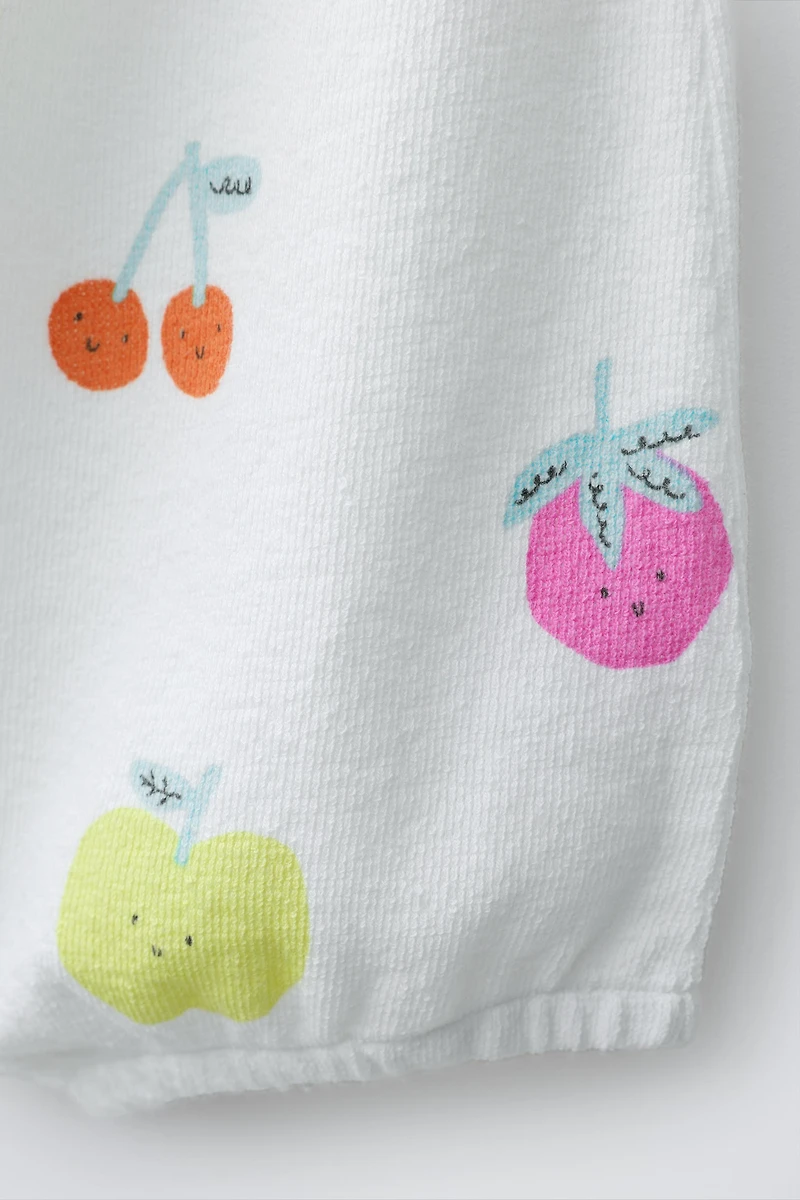 FRUIT PRINT SHORT ROMPER