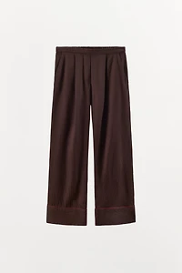 CONTRAST STRIPE PAJAMA PANTS