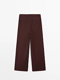 100% wool double darted trousers - STUDIO