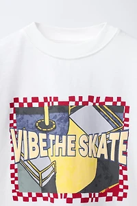 T-SHIRT IMPRIMÉ EN RELIEF