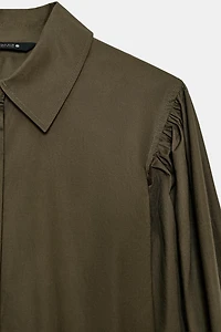 ZW COLLECTION PUFF SLEEVE POPLIN SHIRT