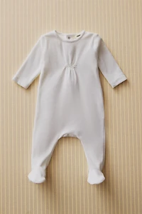 VELOUR BABY ROMPER