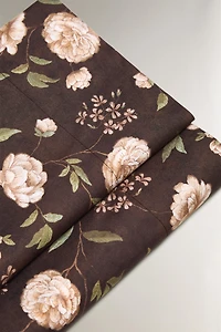 DRAP DE DESSUS IMPRIMÉ FLEURS