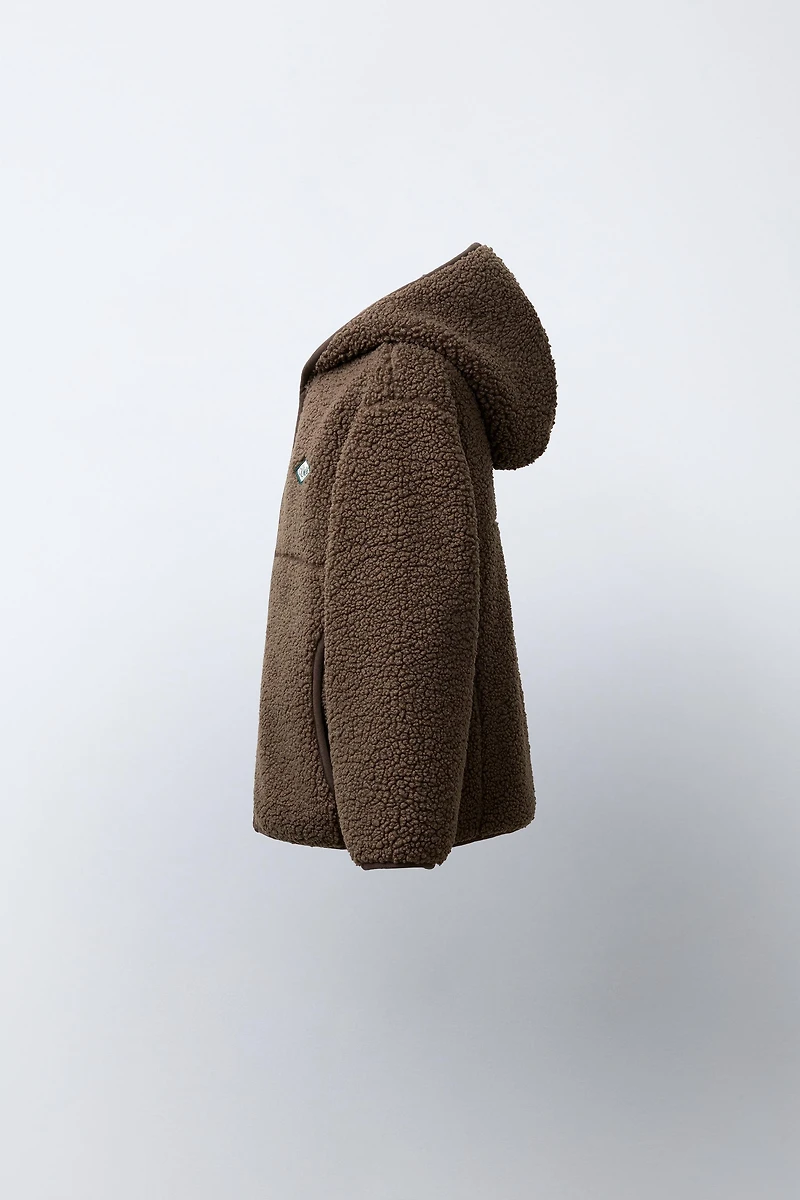 HOODED FLEECE JACKET