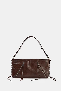 ZIPPER SHOULDER BAG