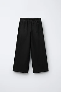 WIDE LEG JEANS WITH DRAWSTRINGS