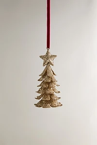 DÉCORATION SAPIN DE NOËL FER DORÉ