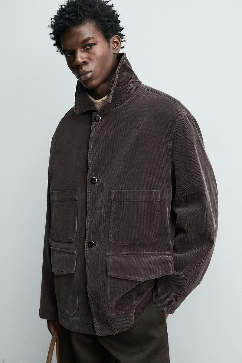 CORDUROY POCKET JACKET