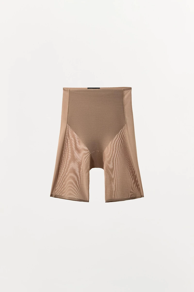MESH BIKE SHORTS WITH POLYAMIDE