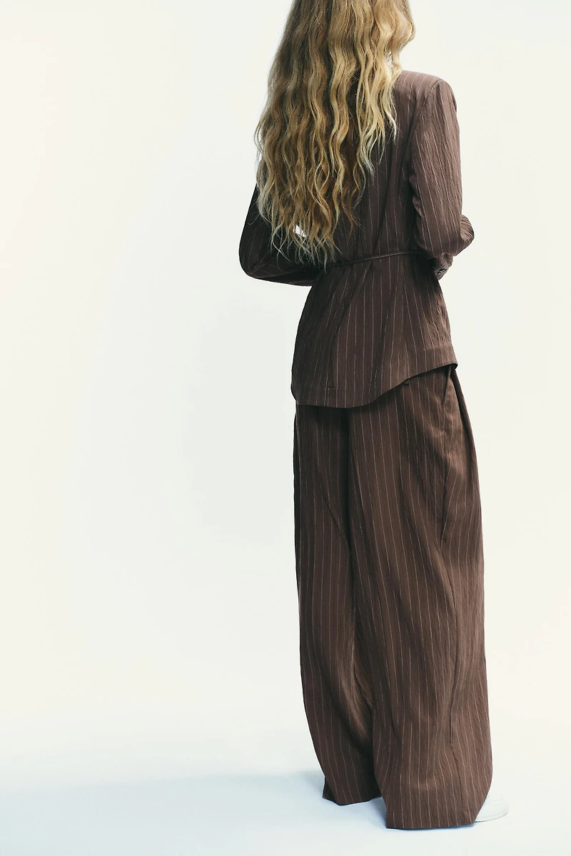 DOUBLE PLEAT FLAP PANTS