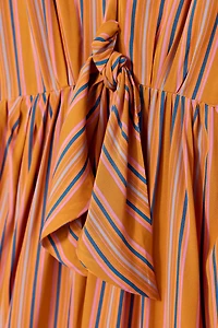 LIMITED EDITION STRIPED MIDI DRESS
