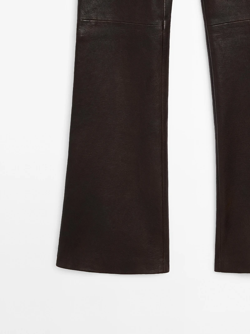 Leggings en cuir nappa