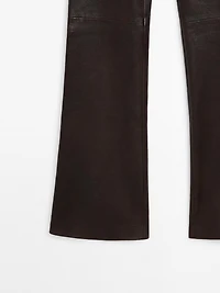 Leggings en cuir nappa