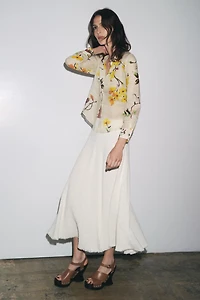 JUPE MIDI TEXTURÉE ZW COLLECTION
