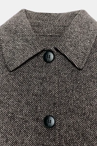 HERRINGBONE SHORT COAT