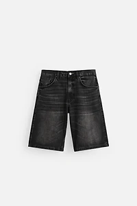 BAGGY FIT DENIM BERMUDA SHORTS
