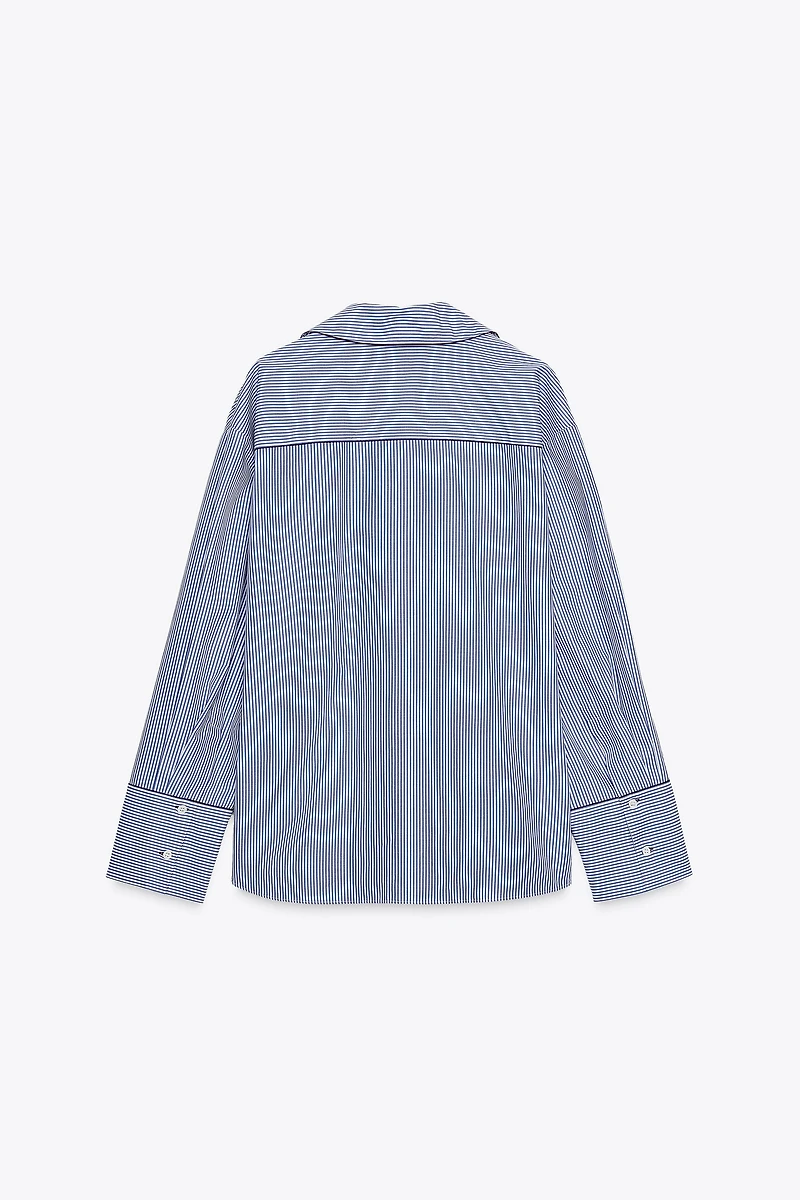 ZW COLLECTION CONTRAST TRIM SHIRT