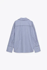 ZW COLLECTION CONTRAST TRIM SHIRT