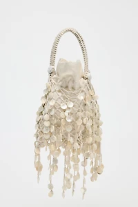 PEARLESCENT APPLIQUÉ BAG
