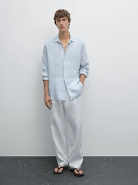 Regular fit striped shirt