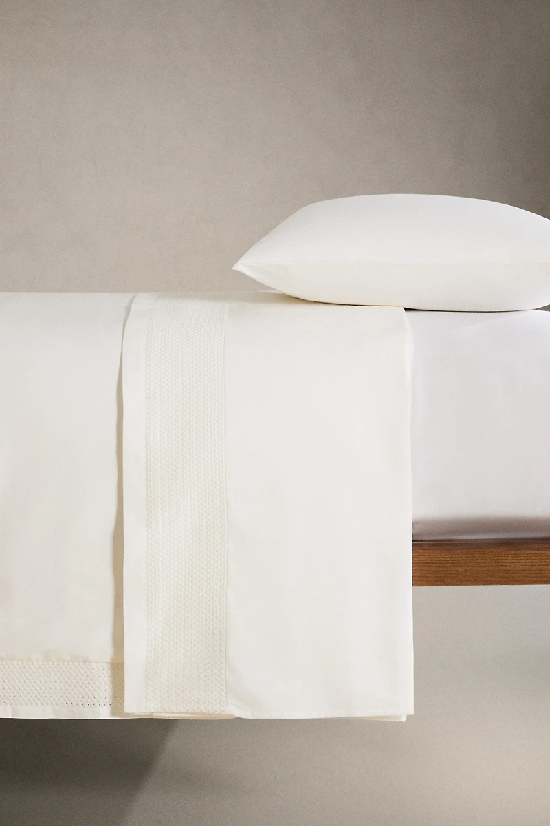 HOUSSE DE COUETTE SATIN FRISE