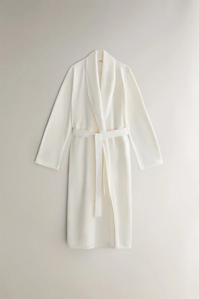 LONG FLEECE DRESSING GOWN
