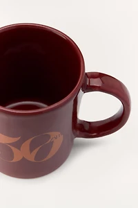 50TH ANNIVERSARY EARTHENWARE MUG