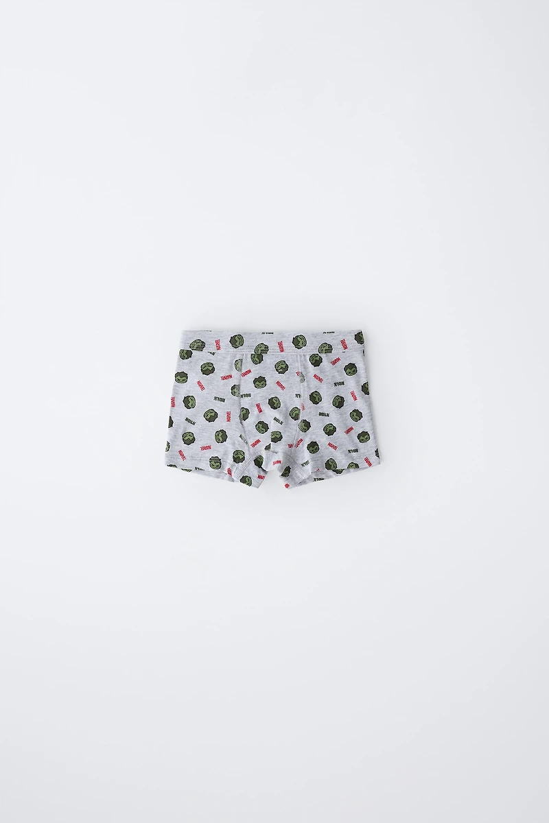 AGES 3-6 / TWO-PACK OF HULK © MARVEL BOXERS