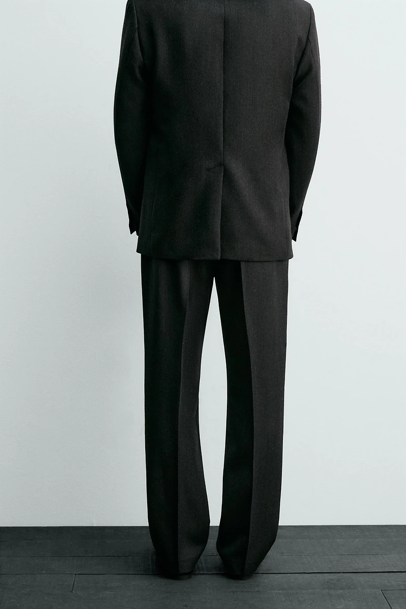 WOOL TWILL SUIT PANTS AARON LEVINE X ZARA