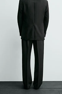 WOOL TWILL SUIT PANTS AARON LEVINE X ZARA