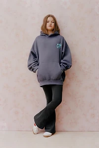 STAR PRINT HOODIE SWEATSHIRT