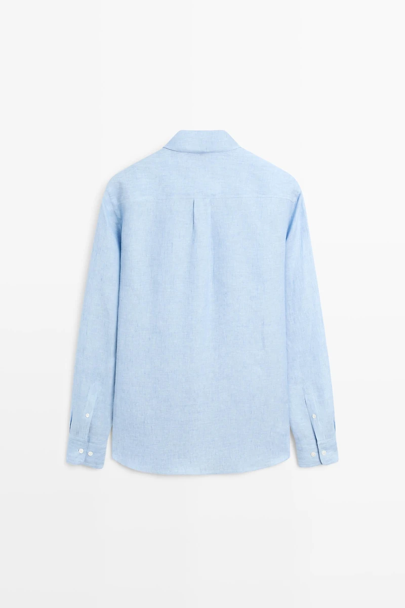 100% Linen Regular Fit Shirt
