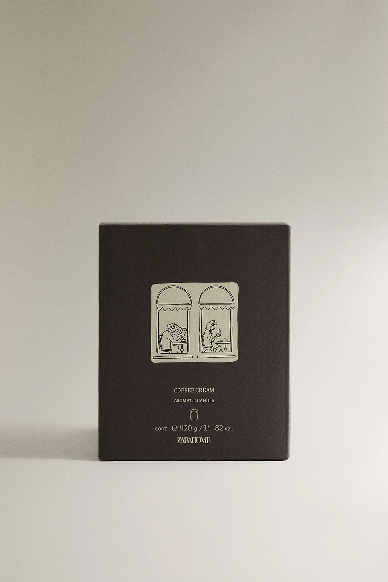 (420 G) COFFEE CREAM SCENTED CANDLE