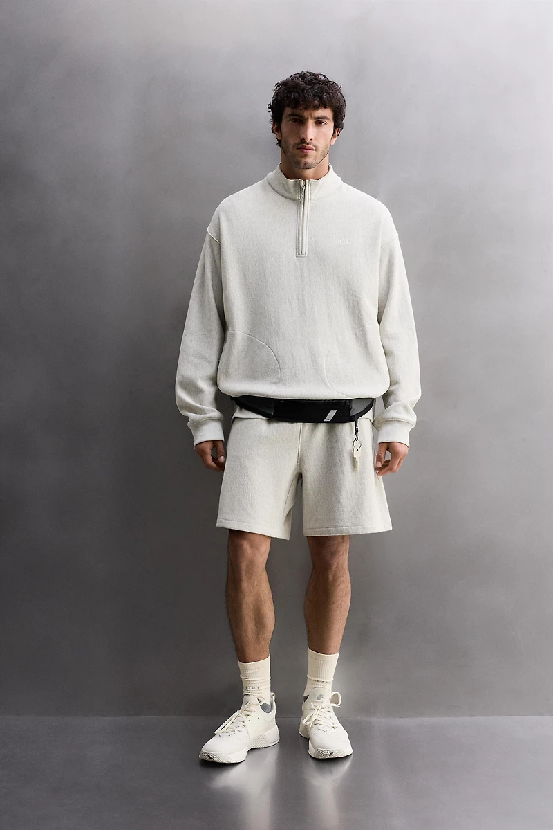 COTTON JOGGER BERMUDA SHORTS