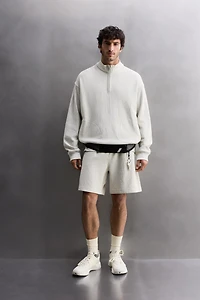 COTTON JOGGER BERMUDA SHORTS