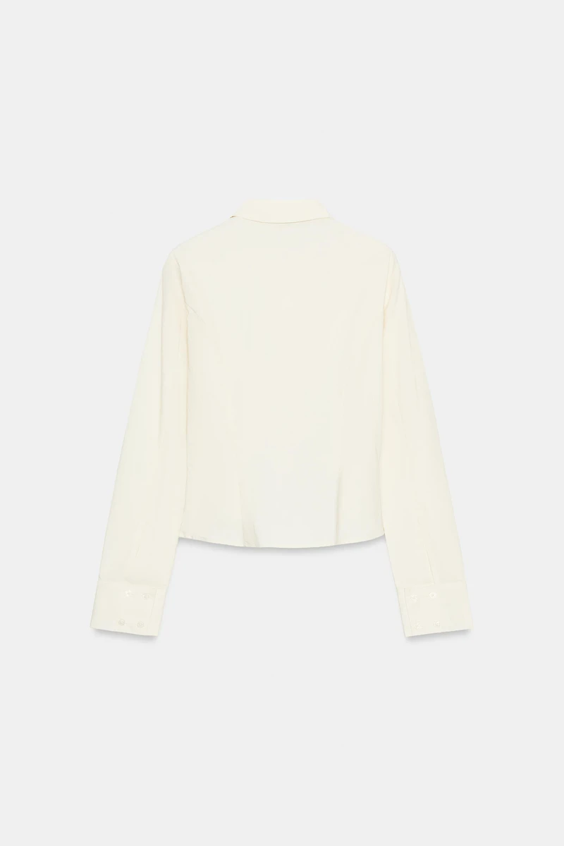 FITTED POPLIN SHIRT