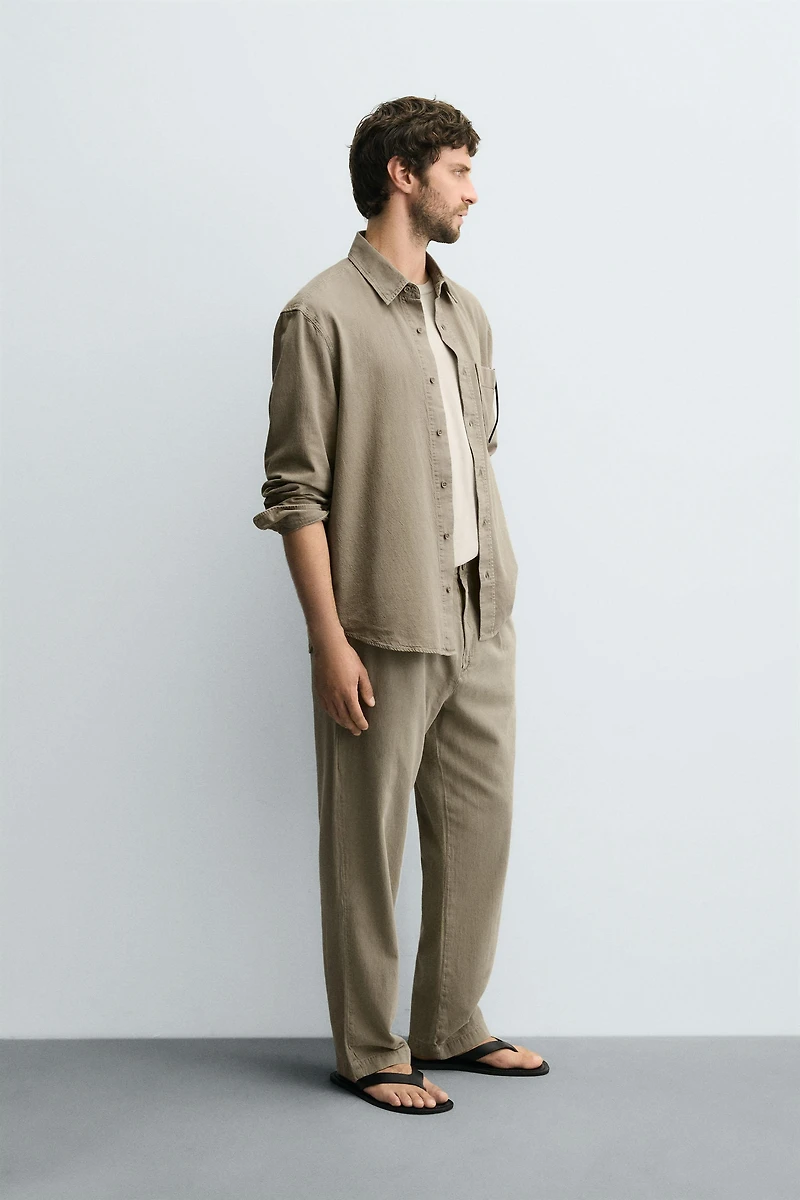 FLOWY COTTON - LINEN PANTS