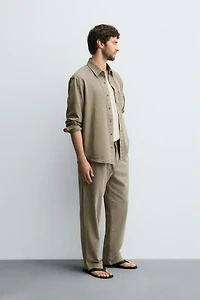 FLOWY COTTON - LINEN PANTS