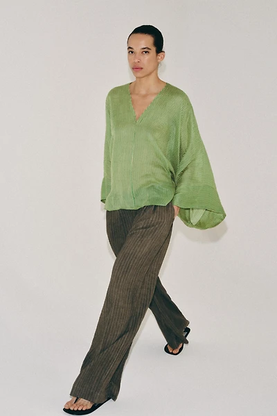RAMIE STRIPED SHIRT ZW COLLECTION