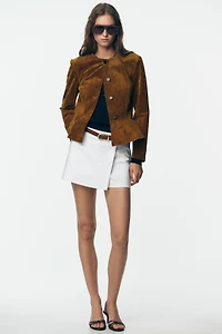 JUPE-CULOTTE CROISÉE CEINTURE
