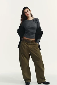 FRONT FLORAL T-SHIRT