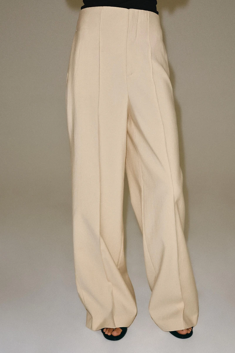 ZW COLLECTION MID-RISE TROUSERS