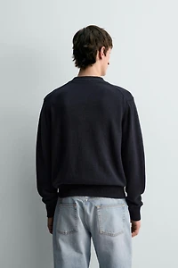 COTTON - LINEN CARDIGAN