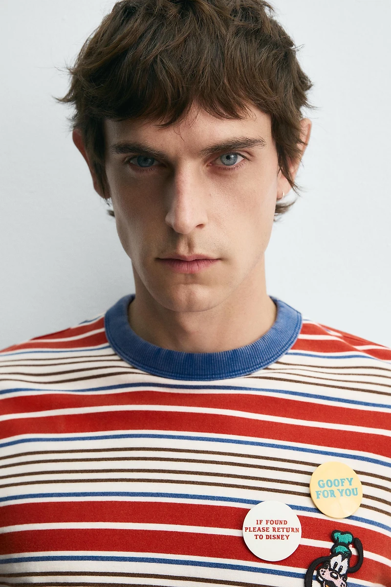 HARRY LAMBERT FOR ZARA X DISNEY STRIPED T-SHIRT