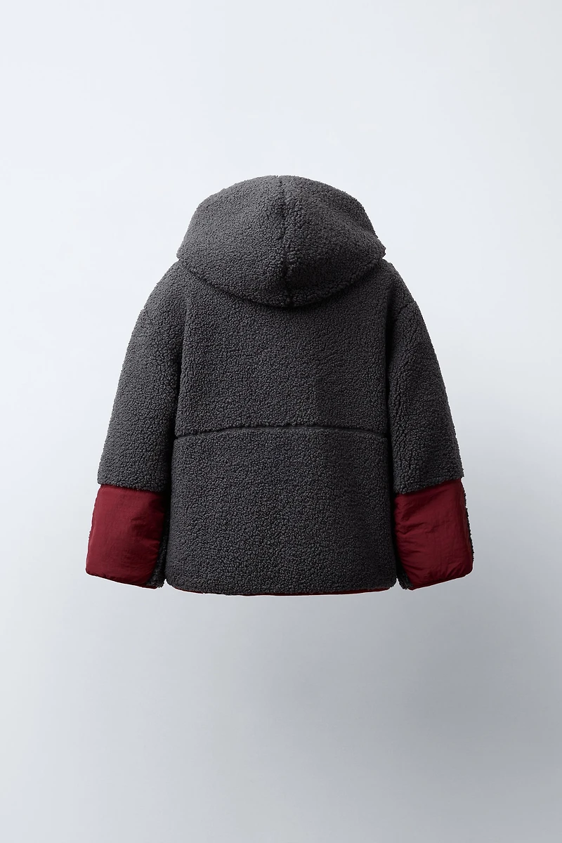 REVERSIBLE WATER REPELLENT FLEECE JACKET