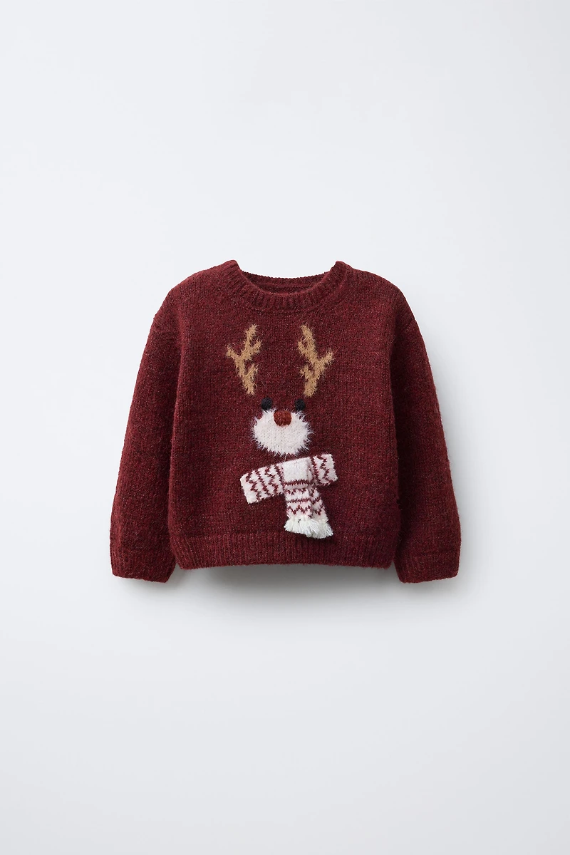 REINDEER KNIT JUMPER