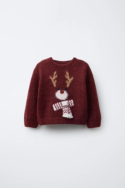 REINDEER KNIT JUMPER
