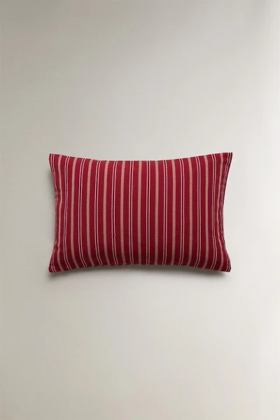 STRIPED THROW PILLOW COVER