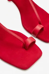 LIMITED EDITION SPLIT LEATHER SANDALS